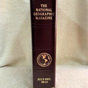 2013  Set of 6 National Geographic Magazines w/Slip Case July thru December 2013
